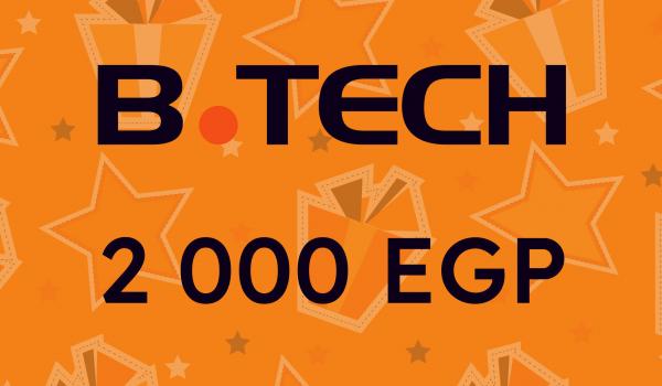 B TECH Gift Card 2000 EGP
