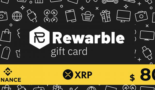 Rewarble Binance Gift Card XRP 80 USD