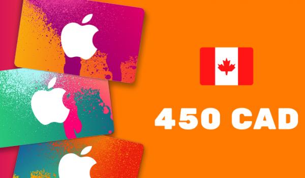 Apple iTunes Gift Card 450 CAD