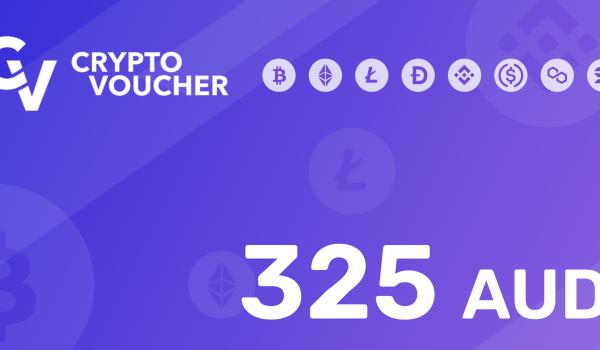Crypto Voucher Gift Card 325 AUD