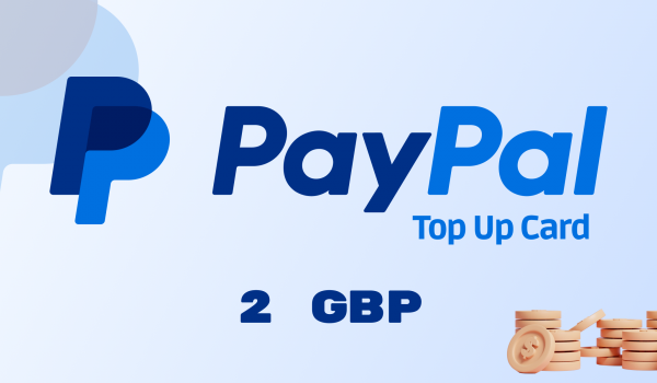 PayPal Wallet Top Up 2 GBP