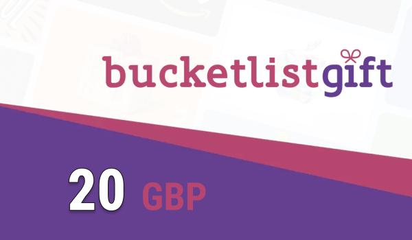 BucketlistGift Gift Card 20 GBP