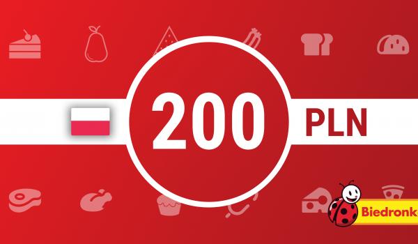 Biedronka Gift Card 200 PLN