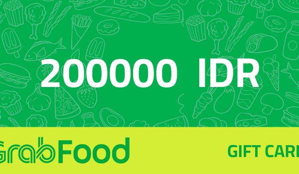 GrabFood Gift Card 200000 IDR