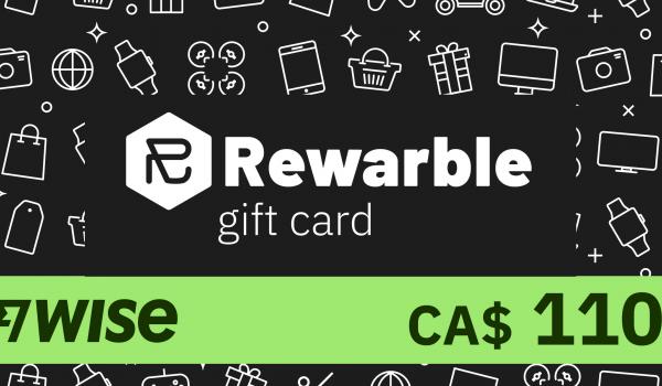 REWARBLE Wise Gift Card 110 CAD