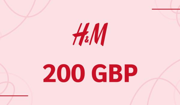 H and M Gift Card 200 GBP