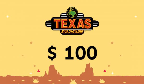 Texas Roadhouse Gift Card 100 USD