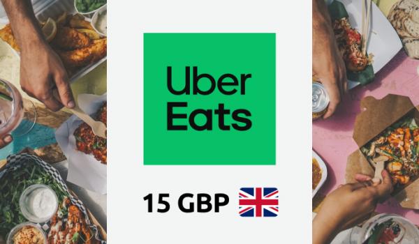 Uber Eats Gift Card 15 GBP