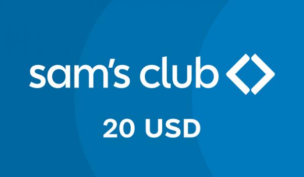 Sams Club Gift Card 20 USD