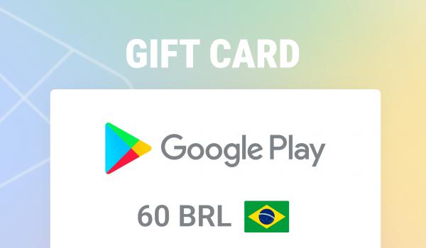 Google Play Gift Card 60 BRL