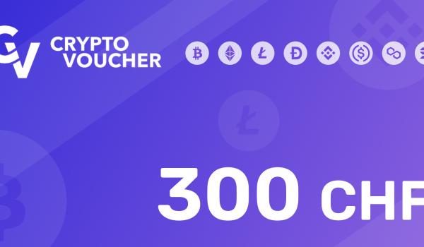 Crypto Voucher Gift Card 300 CHF