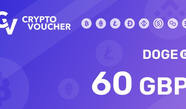 Crypto Voucher Doge 60 GBP