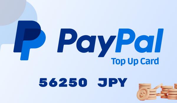 PayPal Wallet Top Up 56250 JPY