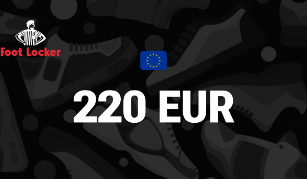 Foot Locker Gift Card 220 EUR