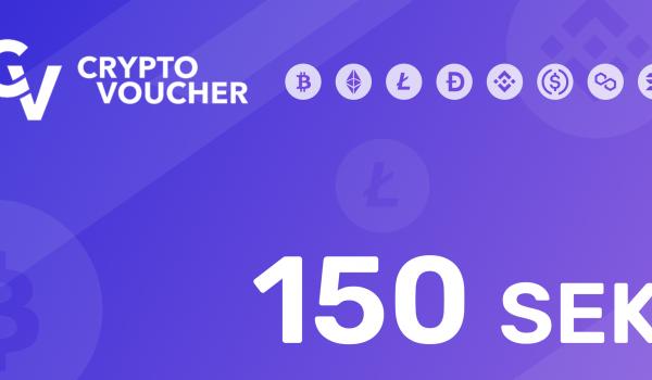 Crypto Voucher Gift Card 150 SEK