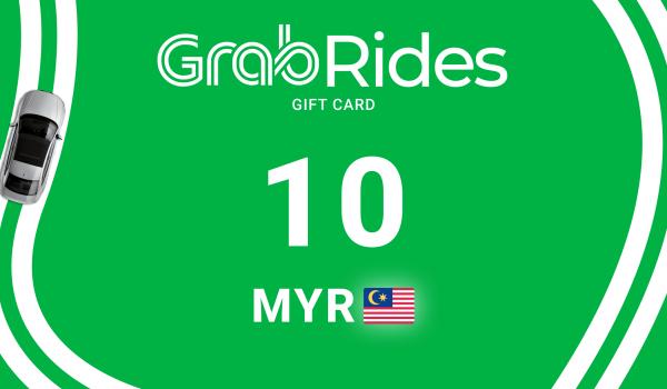 Grab Rides Gift Card 10 MYR