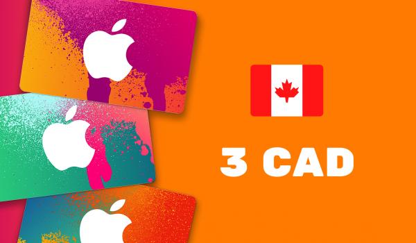 Apple iTunes Gift Card 3 CAD