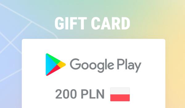 Google Play Gift Card 200 PLN