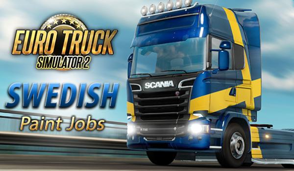 Euro Truck Simulator 2 Swedish Paint Jobs Pack (PC)