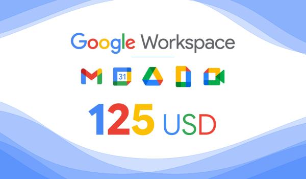 Google Workspace Gift Card 125 USD
