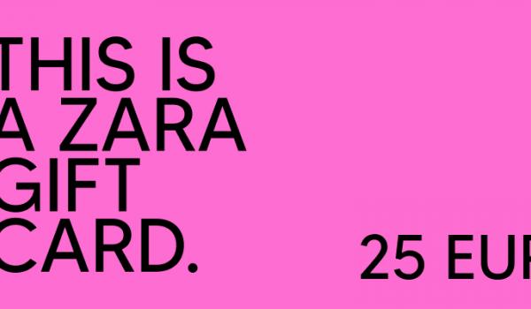 Zara Store Gift Card 25 EUR