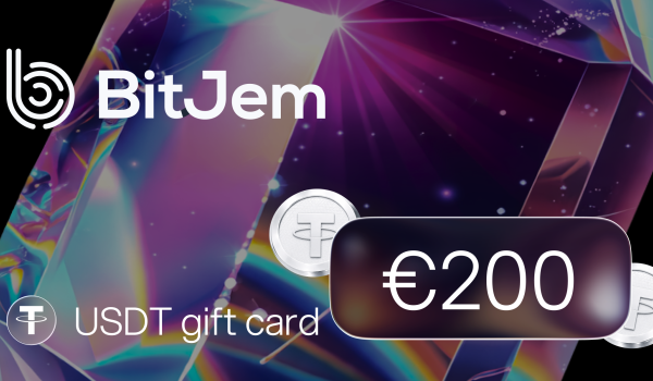 Bitjem USDT Gift Card 200 EUR