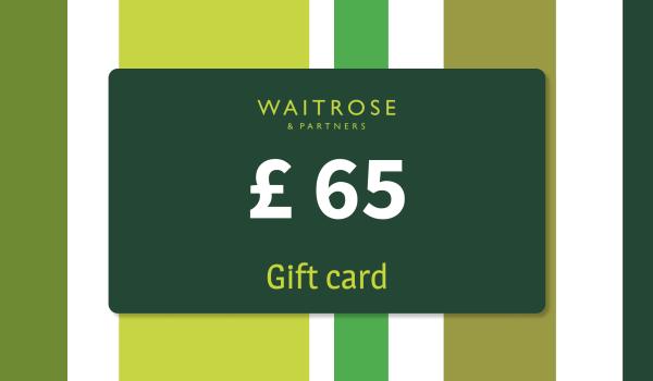 Waitrose Gift Card 65 GBP