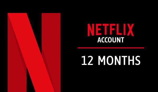 Netflix Account 12 Months