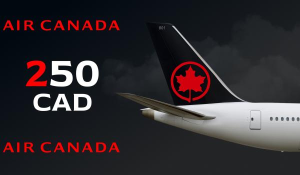 Air Canada Gift Card 250 CAD