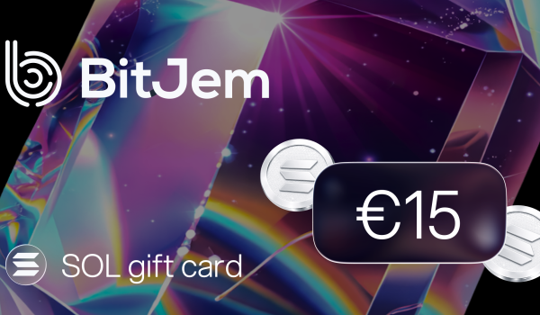 BitJem SOL Gift Card 15 EUR