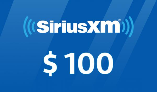 SiriusXM Gift Card 100 USD
