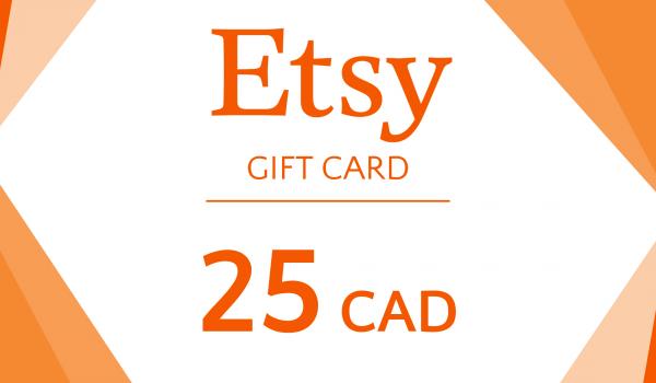 Etsy Gift Card 25 CAD