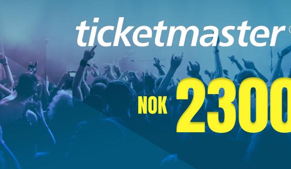 Ticketmaster Gift Card 2300 NOK