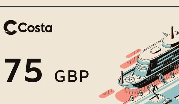 Costa Gift Card 75 GBP