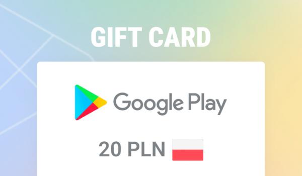 Google Play Gift Card 20 PLN