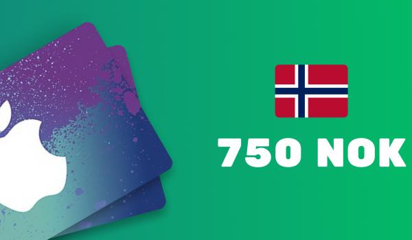 Apple iTunes Gift Card 750 NOK