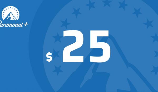 Paramount Plus Gift Card 25 USD