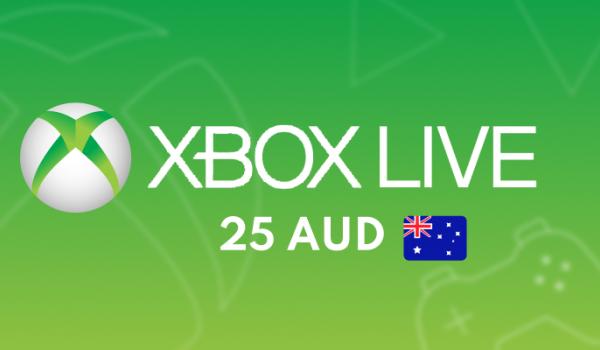 XBOX Live Gift Card 25 AUD