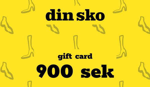 Nilson DinSko Gift Card 900 SEK