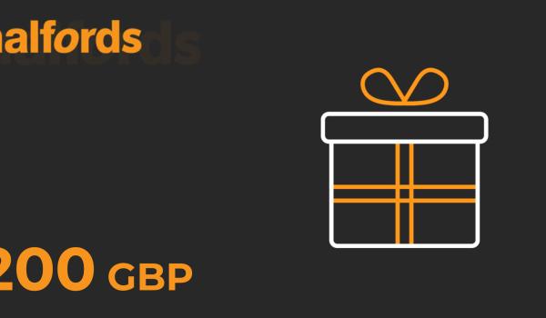 Halfords Gift Card 200 GBP