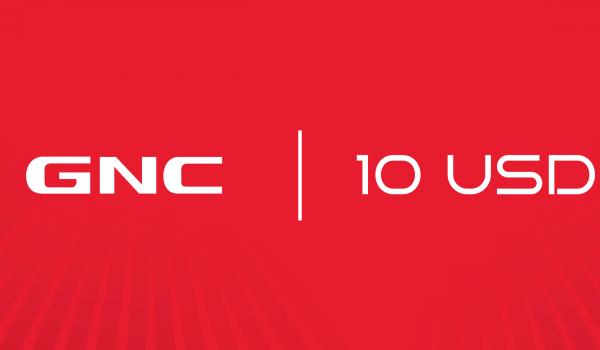 GNC Gift Card 10 USD