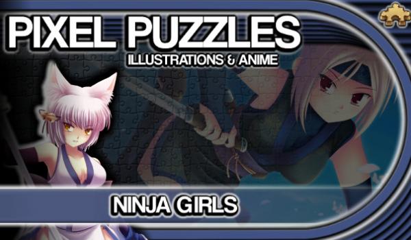 Pixel Puzzles Illustrations and Anime Jigsaw Pack Ninja Girls (PC)