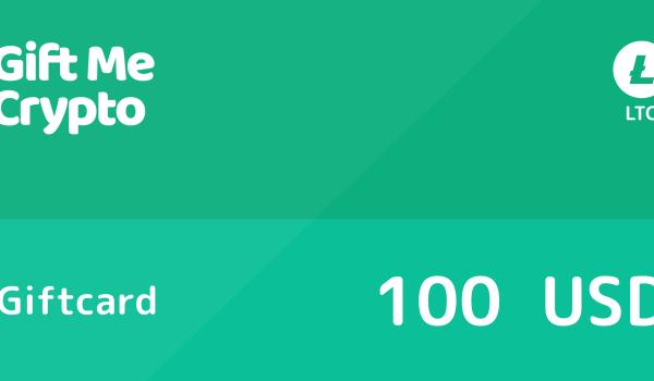 Gift Me Crypto Gift Card LTC 100 USD