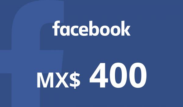 Facebook Gift Card 400 MXN