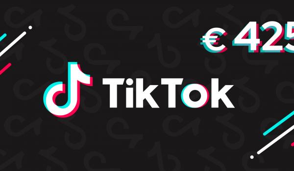 TikTok Gift Card 425 EUR