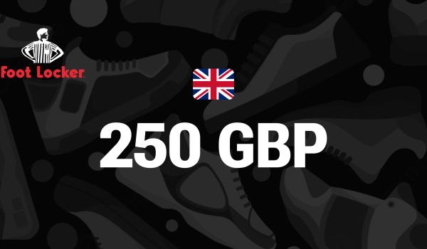 Foot Locker Gift Card 250 GBP
