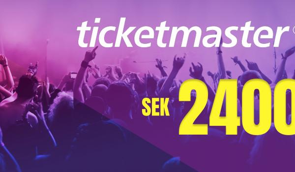 Ticketmaster Gift Card 2400 SEK