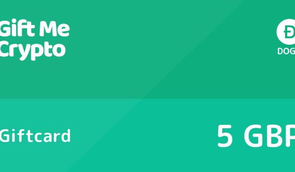 Gift Me Crypto Gift Card DOGE 5 GBP