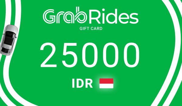 Grab Rides Gift Card 25000 IDR