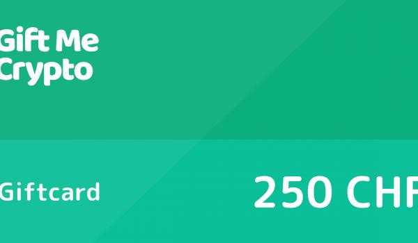 Gift Me Crypto Gift Card 250 CHF